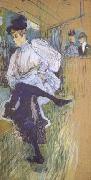 Henri  Toulouse-Lautrec Jane Avril Dancing (mk06) Germany oil painting artist